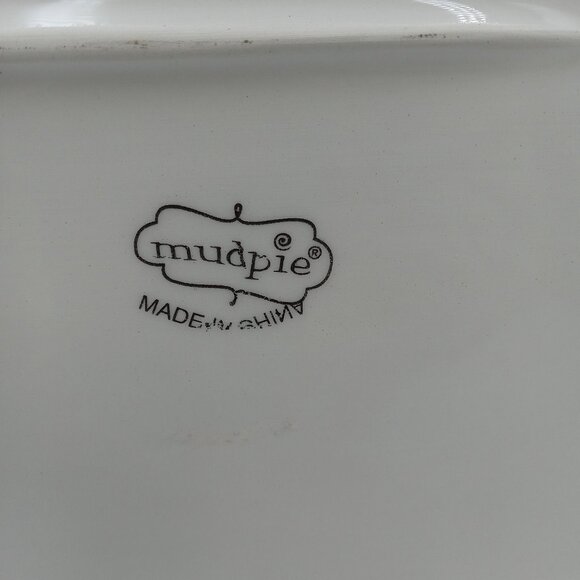 Mud Pie Platter Happy Holidays Red Truck With Christmas Tree Platter - Picture 11 of 11